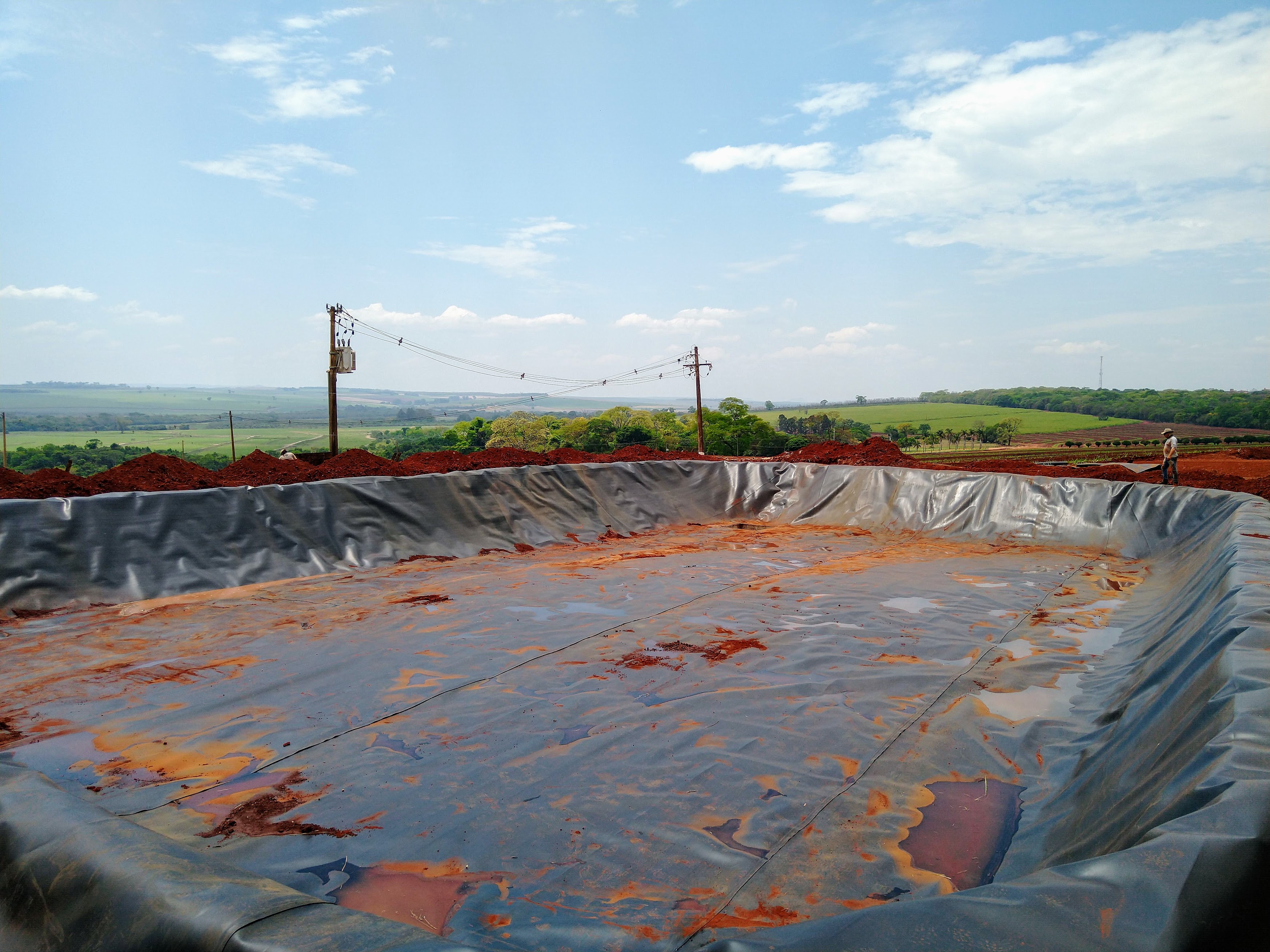 Reservatórios de Irrigação – Usina da Pedra – Serrana – SP