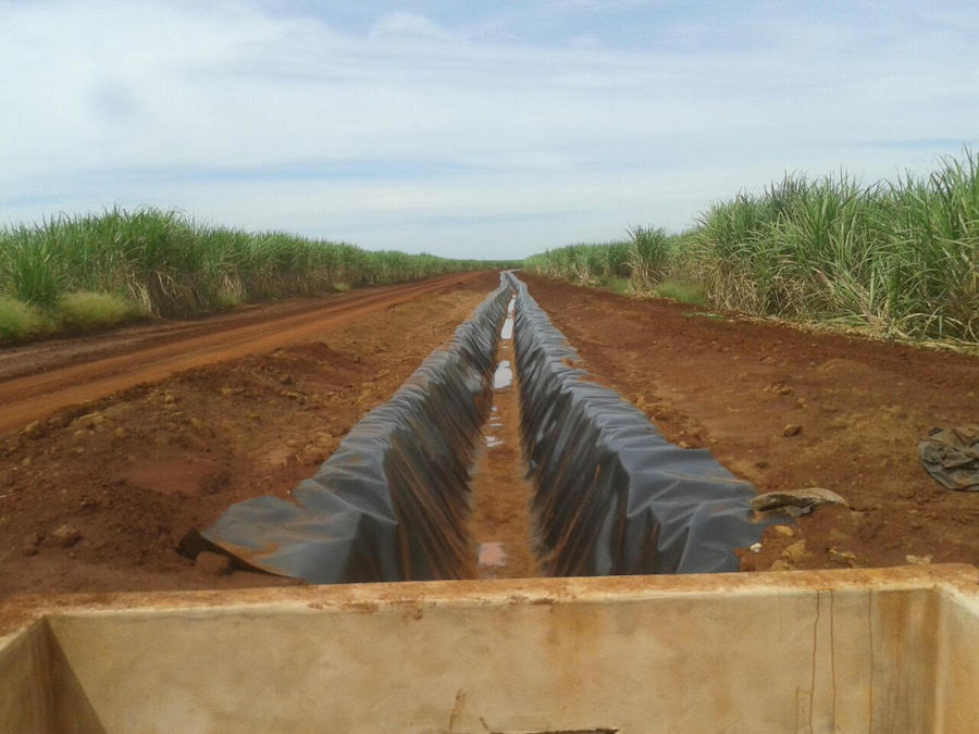 Canal de Vinhaça – Usina Guaíra 2016
