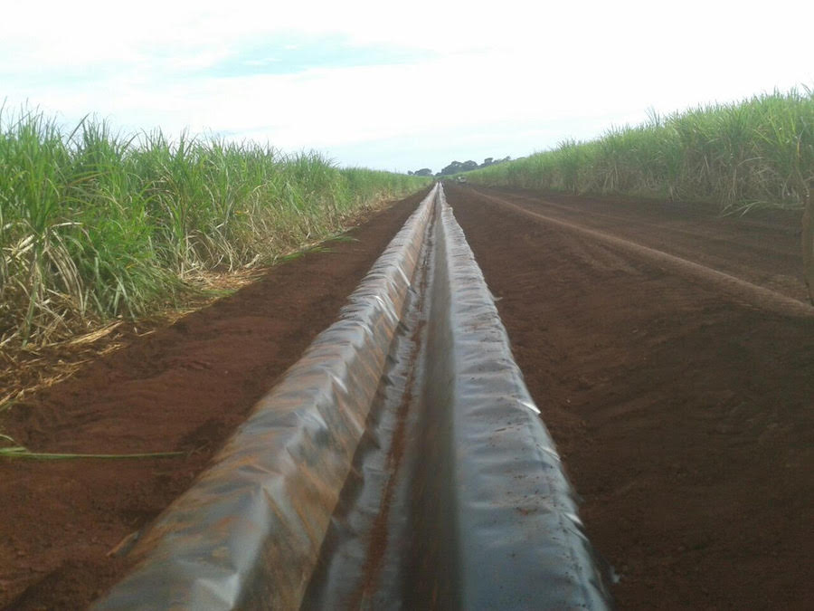 Canal de Vinhaça – Usina Guaíra 2016