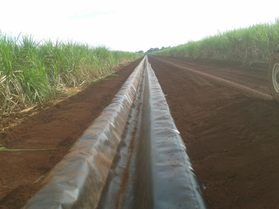 Canal de Vinhaça – Usina Guaíra 2016