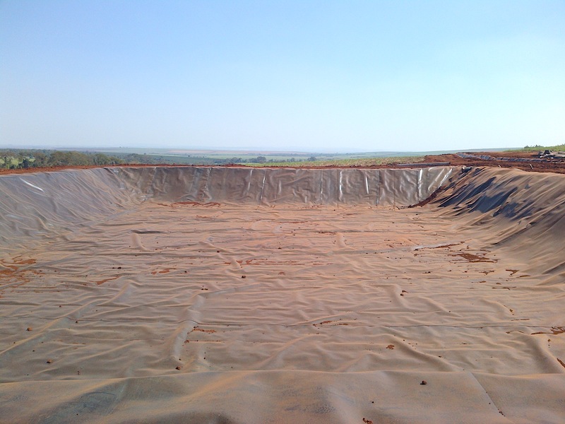 Reservatórios de Resíduos – Usina Abengoa 2 – Pirassununga-SP