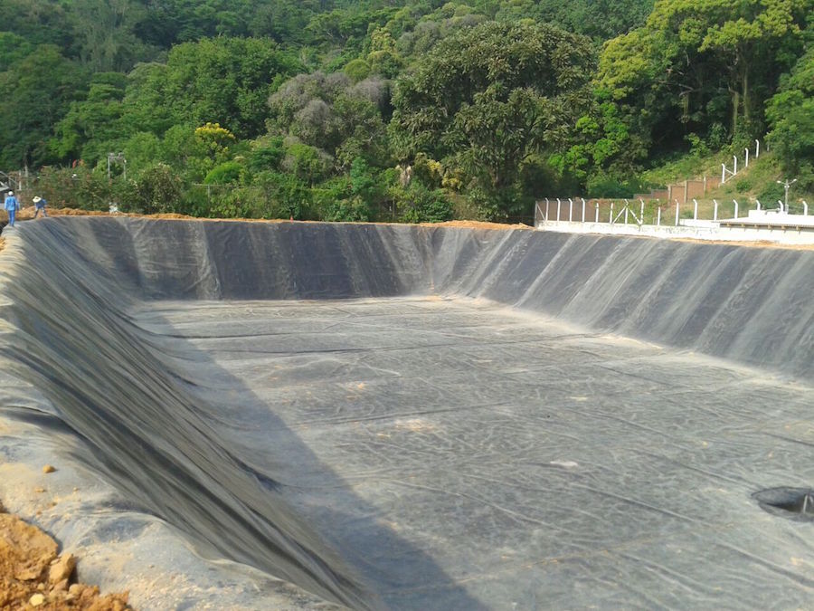 Reservatórios de Resíduos – Indústria Têxtil – Cataguase – MG 2015